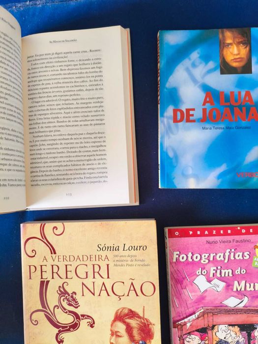 Lote 4 Livros Ficção Histórica Aventuras e Bestsellers Juvenis
