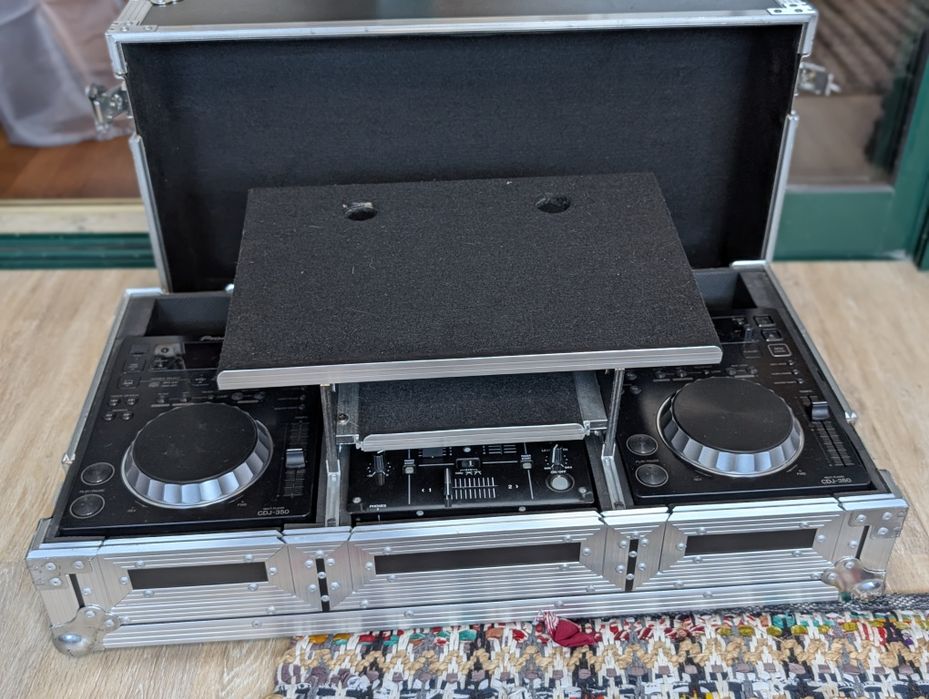 Pioneer CDJ-350 + DJM-400 Limited + Flight Case