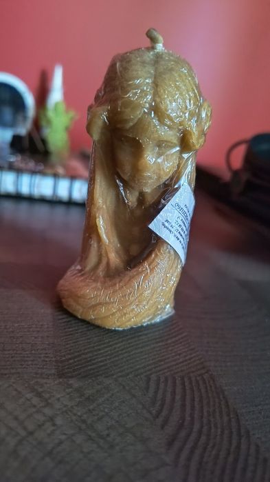 Świeca z wosku pszczelego