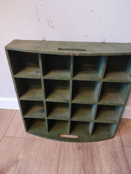 Skrzynka na butelki półeczka stylizowana