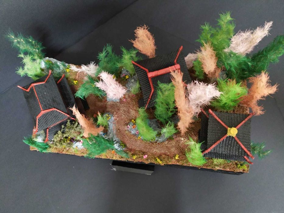 Diorama Casas chinesas