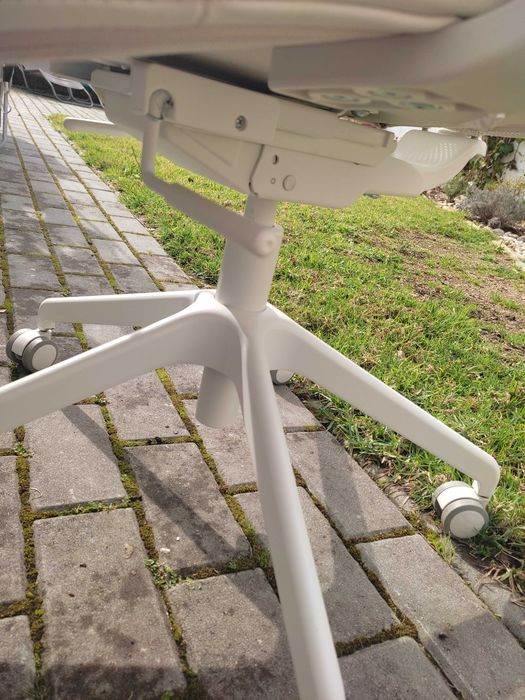 Cadeira giratória c/braços - branca - IKEA