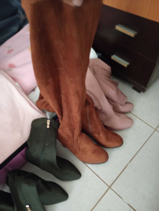 Botas senhora praticamente nova