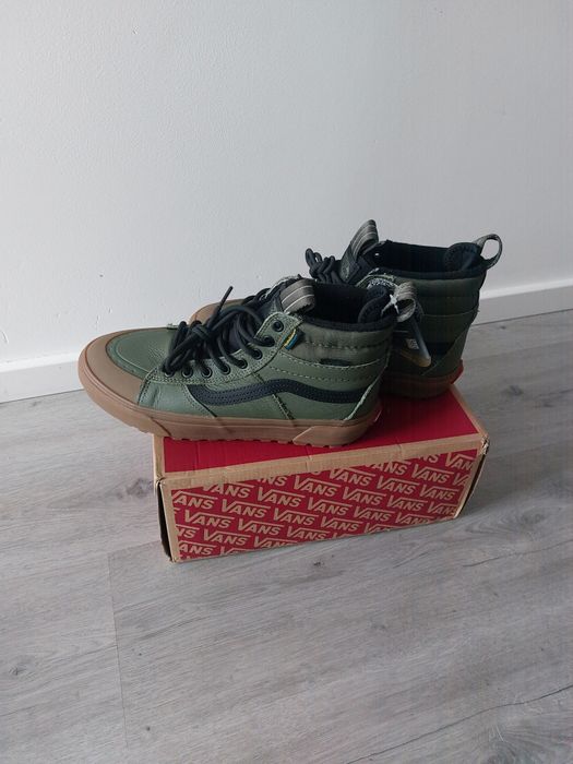 Nowe buty trampki skórzane wodoodporne r.40,5 Vans wysokie sk8