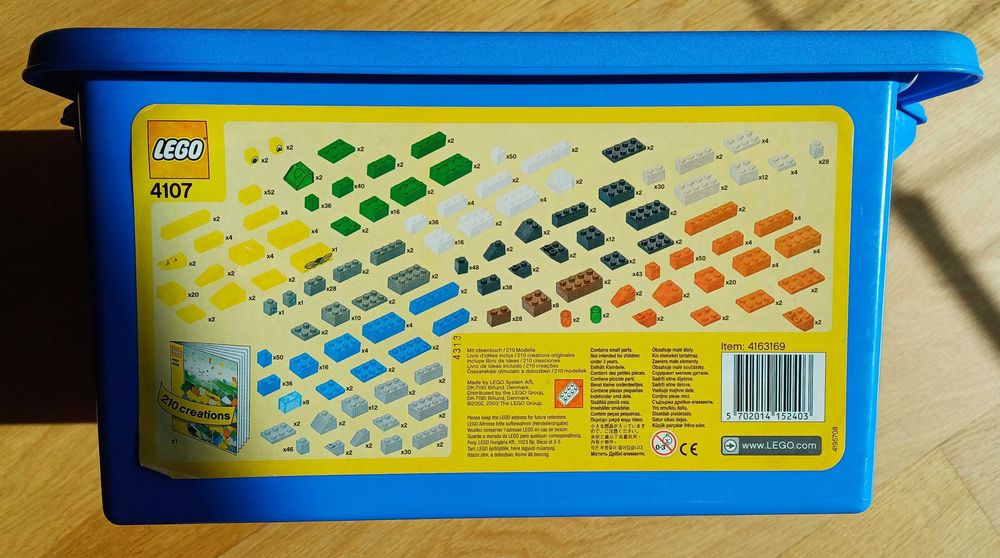 LEGO - Caixa para arrumação de peças Lego