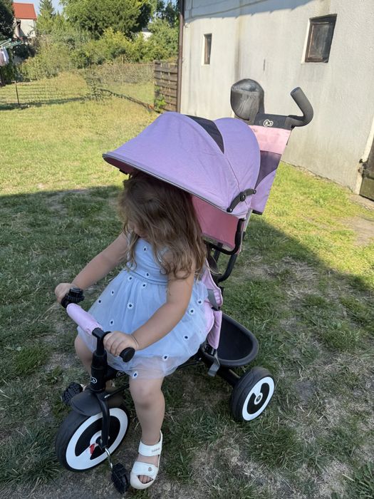 Kinderkraft rowerek 3 kolowy rozowy
