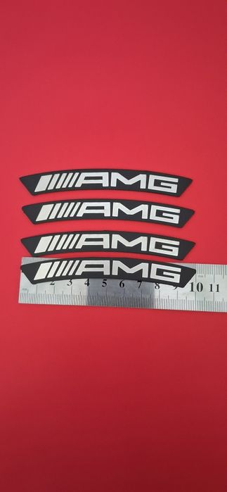 Наклейки AMG в диски Mercedes