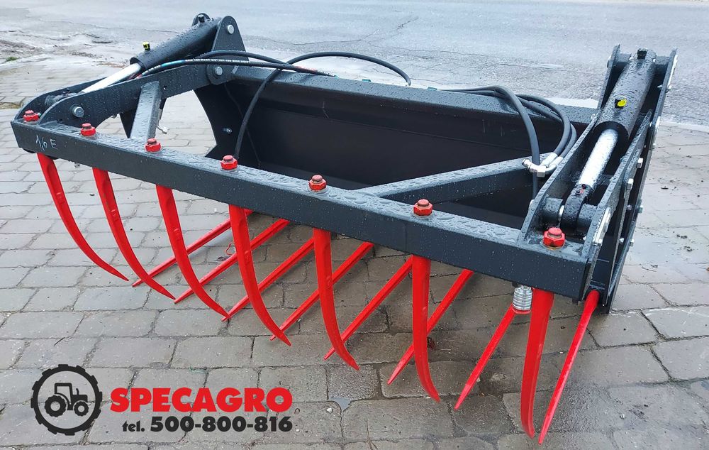 Łyżko-krokodyl od 1.4m  widło-krokodyl do obornika na Tura lub Ładowarkę