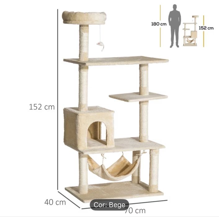 Arvore arranhador gatos