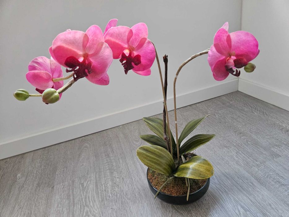 Flor artificial orquídea