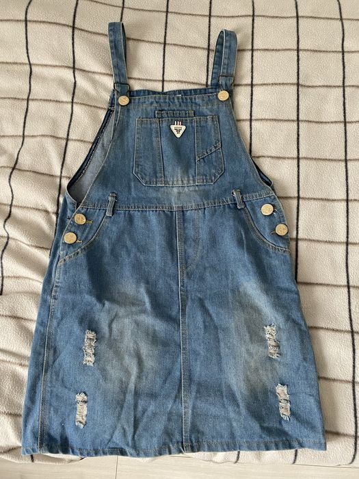 Джинсовий камбінезон