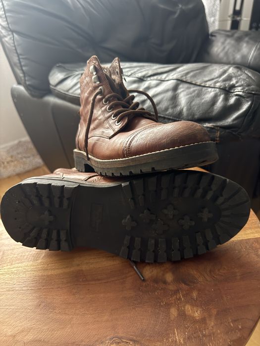 Pepe Jeans ICON BOOT CLEAN Leather Boots DK MOKA r. 42 z pudełkiem