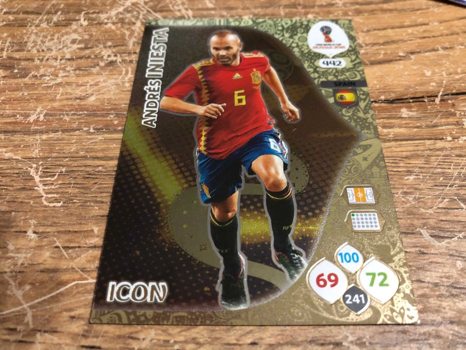 Panini FIFA World Cup 2018 Russia Icon Andrés Iniesta