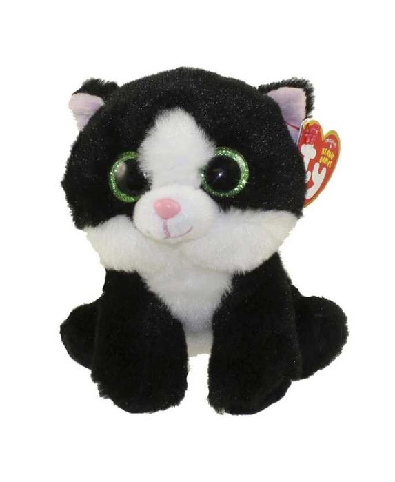 TY Beanie Babies Чорно-біле кошеня Ava 15 см