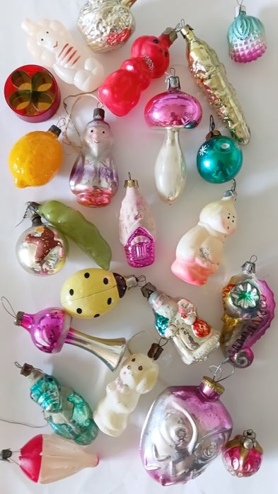 Елочние  игрушки ссср веретенки сосульки