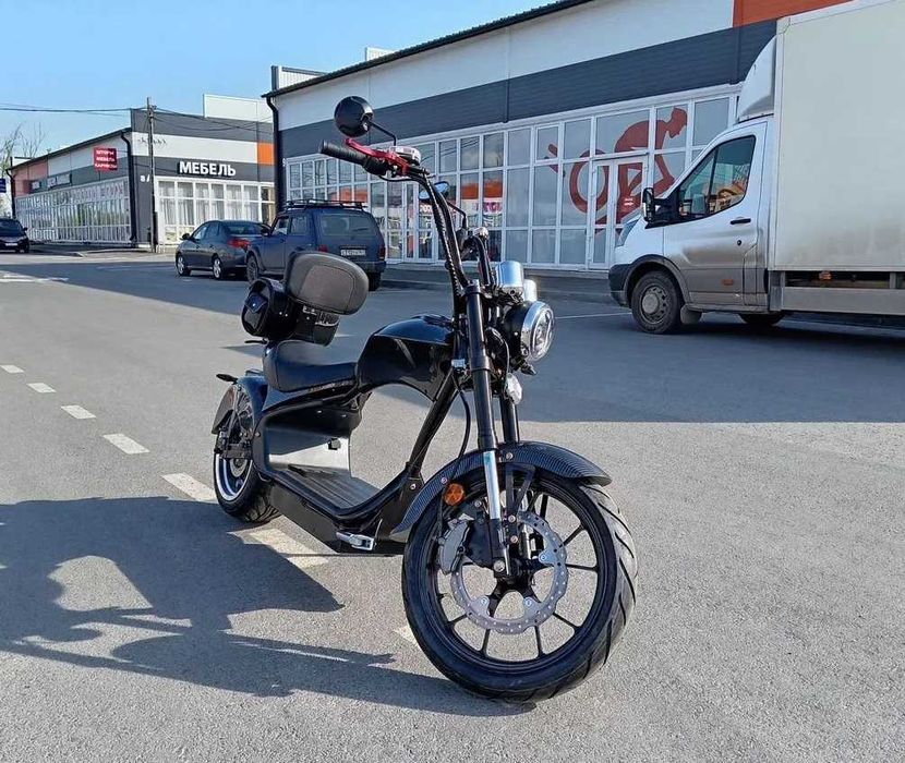 NEW Електробайк Citycoco Chopper 2000Вт ! Наложка 12 колеса