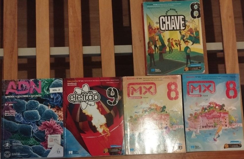 Livros escolares 5º 7º, 8º e 9º ano – bom estado