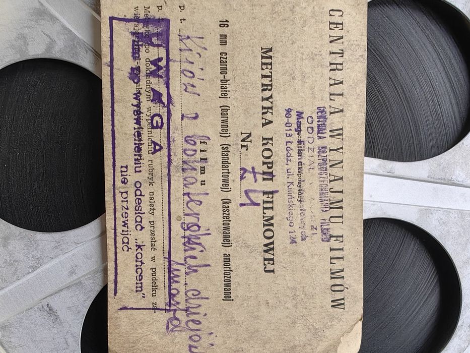 Stara taśma filmową ORWO 35/16 mm - KIJÓW...