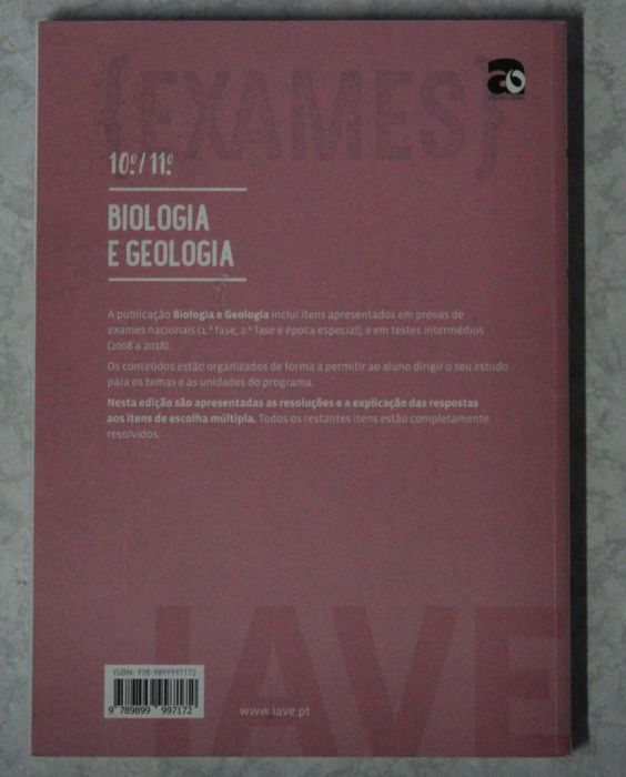Livro de Exames de Biologia e Geologia 11ºAno