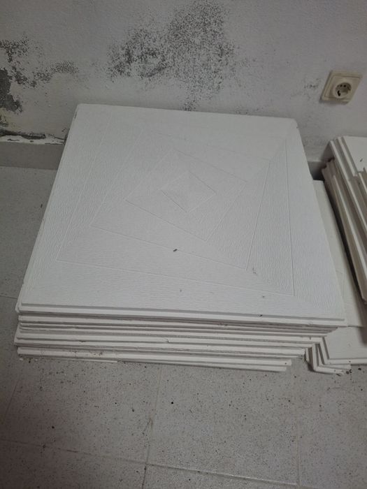 Placas de gesso decorativas - Teto Falso