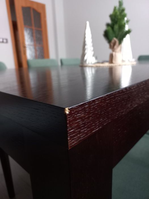 Stół rozkładany - wenge półmat