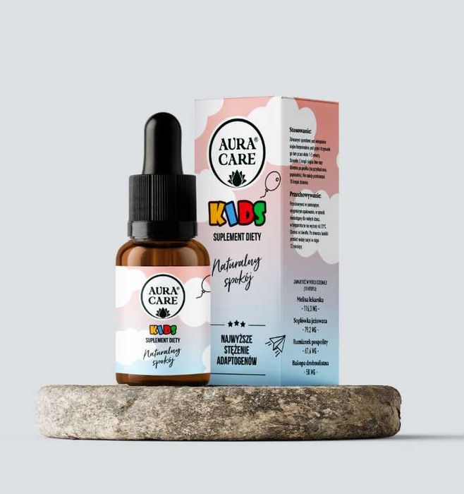 Aura Care KIDS Naturalny spokój dla dzieci Adaptogeny 15 ml