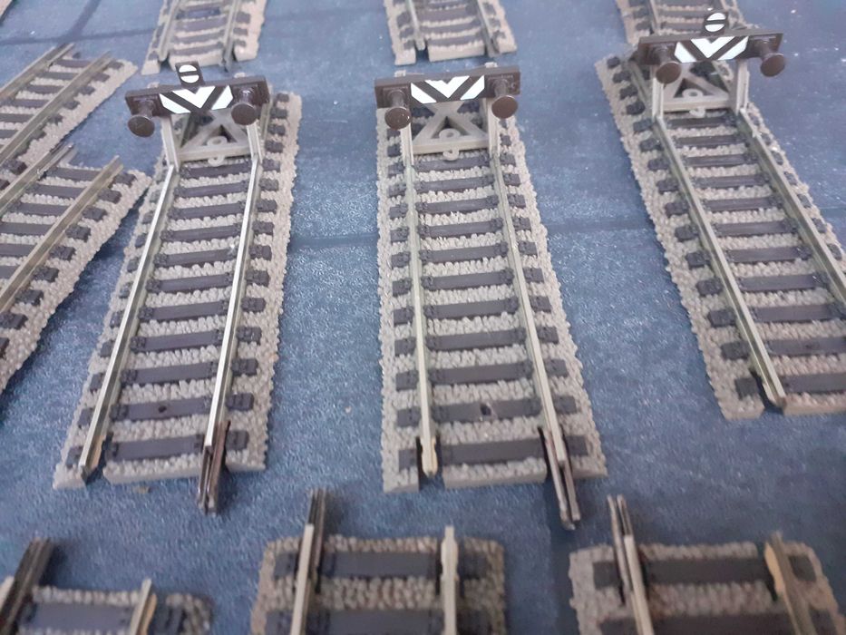Comboios Modelismo ferroviario lote de linhas escala H0 1.87 fleischmann