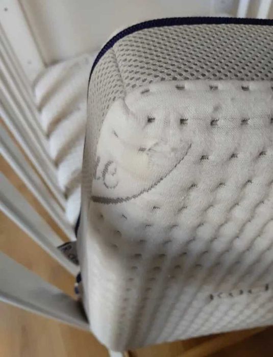 Łóżko Dziecięce CLASSIC 120x60cm Białe Klupś + materac Rucken Aero