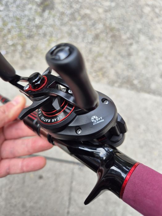 Wędka castingowa/spiningowa z multiplikatorem