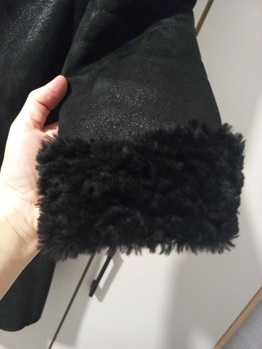 Натуральная дубленка р.44, s обмен