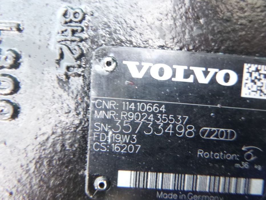 volvo l70e l70f l50 pompa hydrauliczna rexroth 3573398