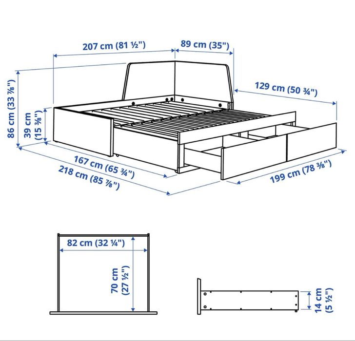 Cama flekke ikea