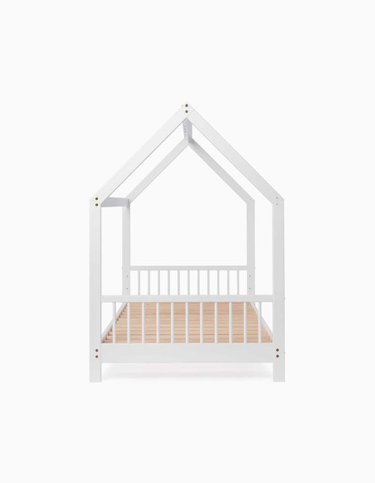 Cama Casinha Junior 190X90 Cm White Zy Baby - ZIPPY
