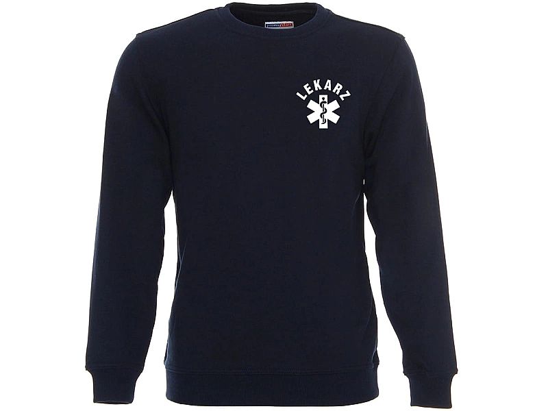 Bluza ratownicza FUNKCYJNA męska granatowa (XL)