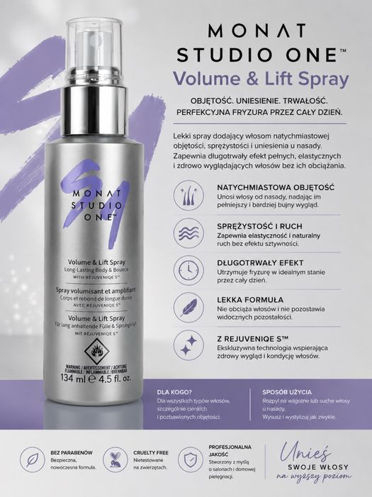 Monat spray objętość