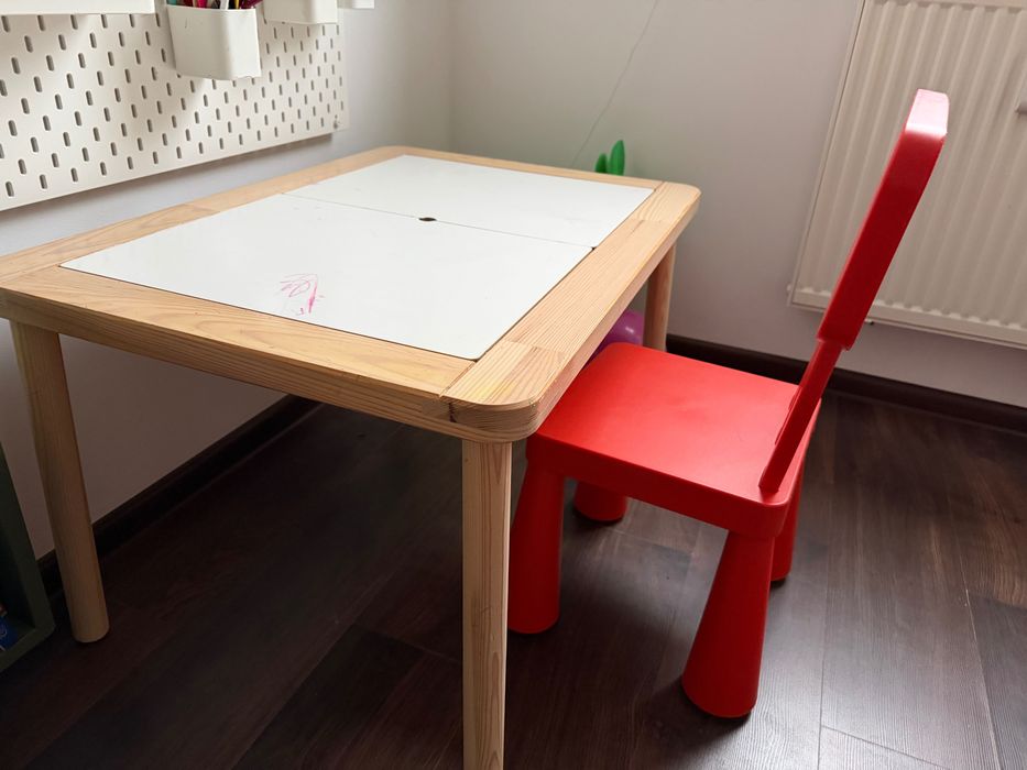 Meble dzieciece - Stolik ikea flisat + krzeselko