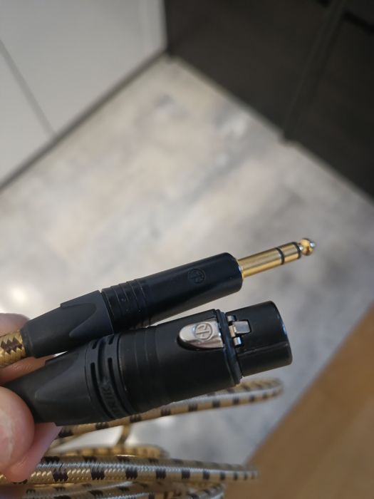 Kabel XLR - Jack 6,3mm Neutrik