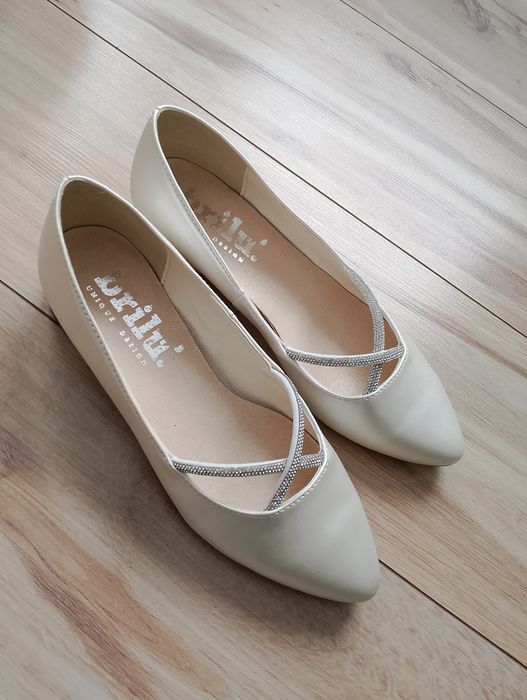 Buty Brilu perła