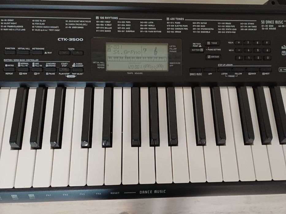 Синтезатор Casio CTK-3500!!! Динамічна модель + Подарунки.