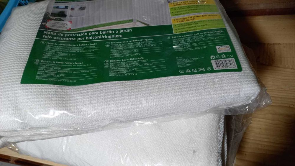 Lona de proteção de varanda