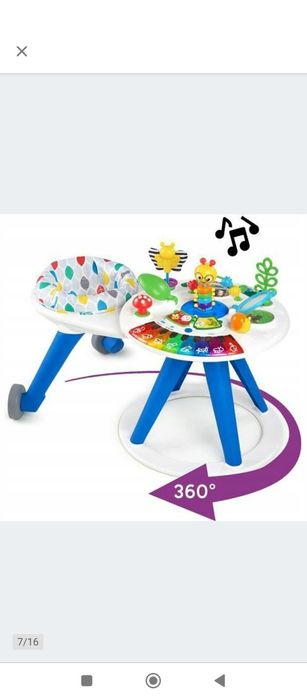 Baby Einstein Stolik małego odkrywcy 4w1