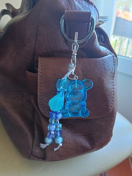 Bag charm artesanal urso