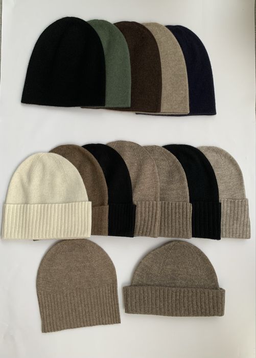 Шапка кашемір 100% унісекс, чоловіча, жіноча, 100% преміальний кашемир