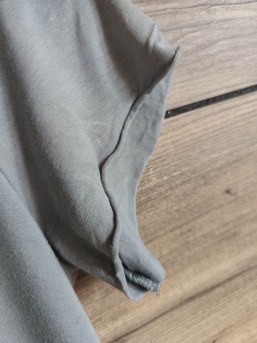 Comma 40 bluzka krótki rękaw koszulka t-shirt szara