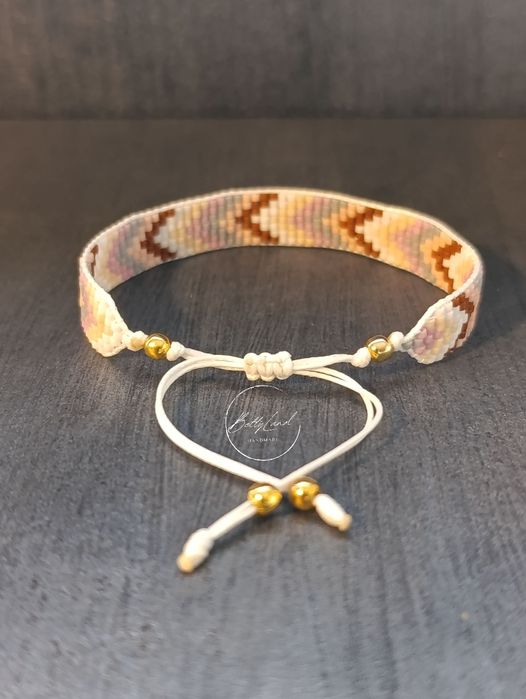 Zestaw dwóch bransoletek z koralików miyuki - handmade