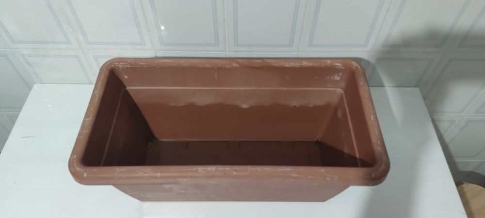 4 Floreiras comprimento 60 cm x 30 cm