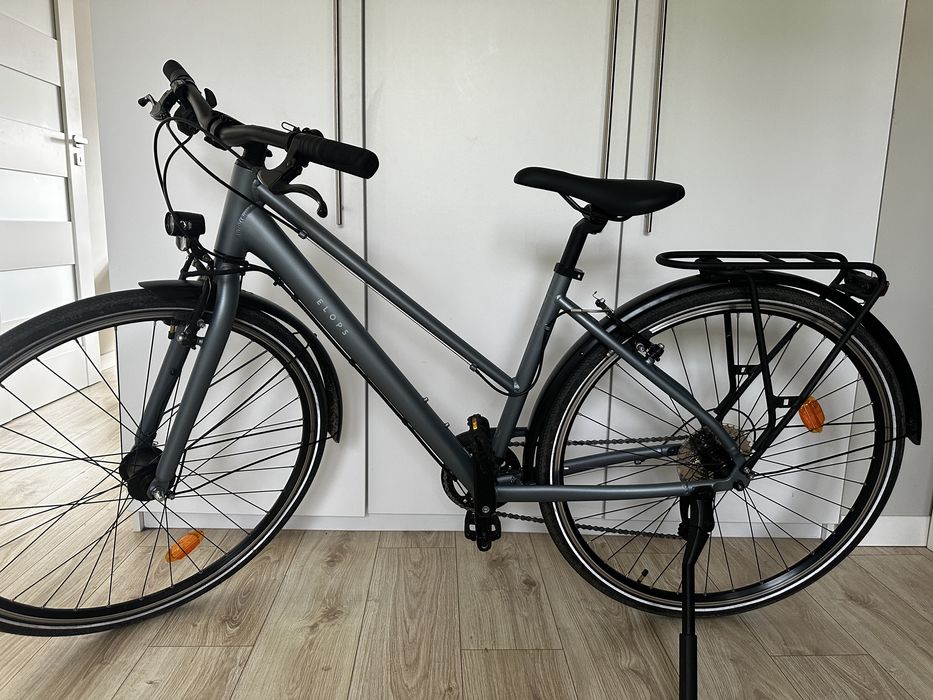 Rower miejski dlugodystanowsy ELOPS 500 S niska rama