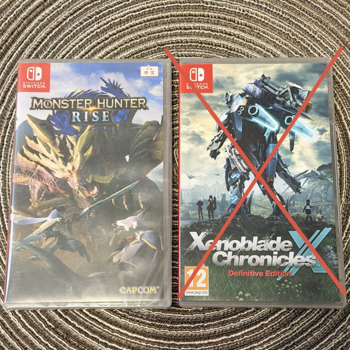 Ігри Nintendo switch картріджи Monster hunter rise