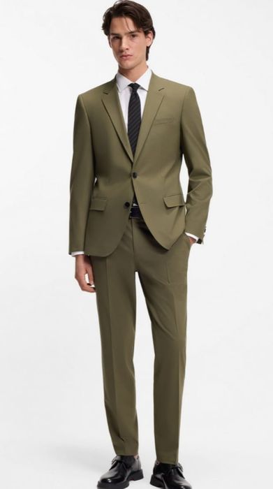 Hugo Boss oryginalne wiosnę lekkie garnitury męskie jak nowe