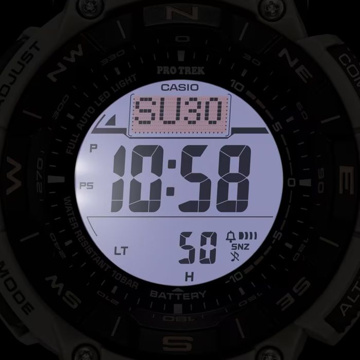 Casio Pro-Trek PRG-340SC-5E NEW ORIGINAL | Tough Solar | Triple-Sensor